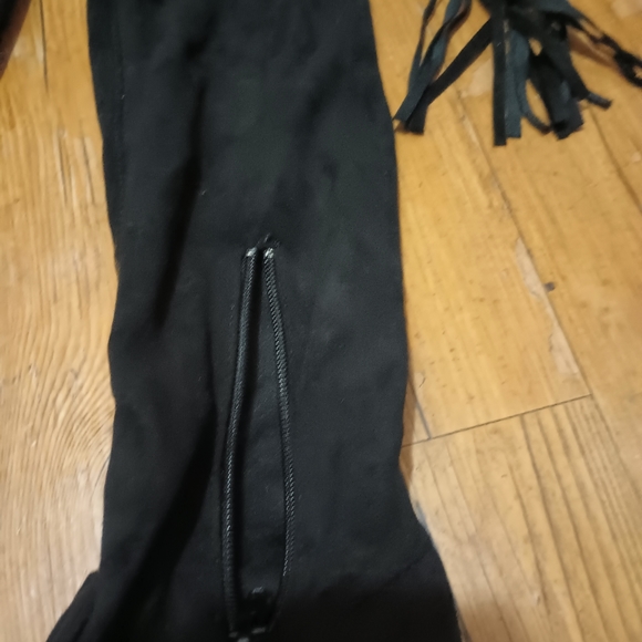 Truffle collection suede thigh high boots - Picture 3 of 6